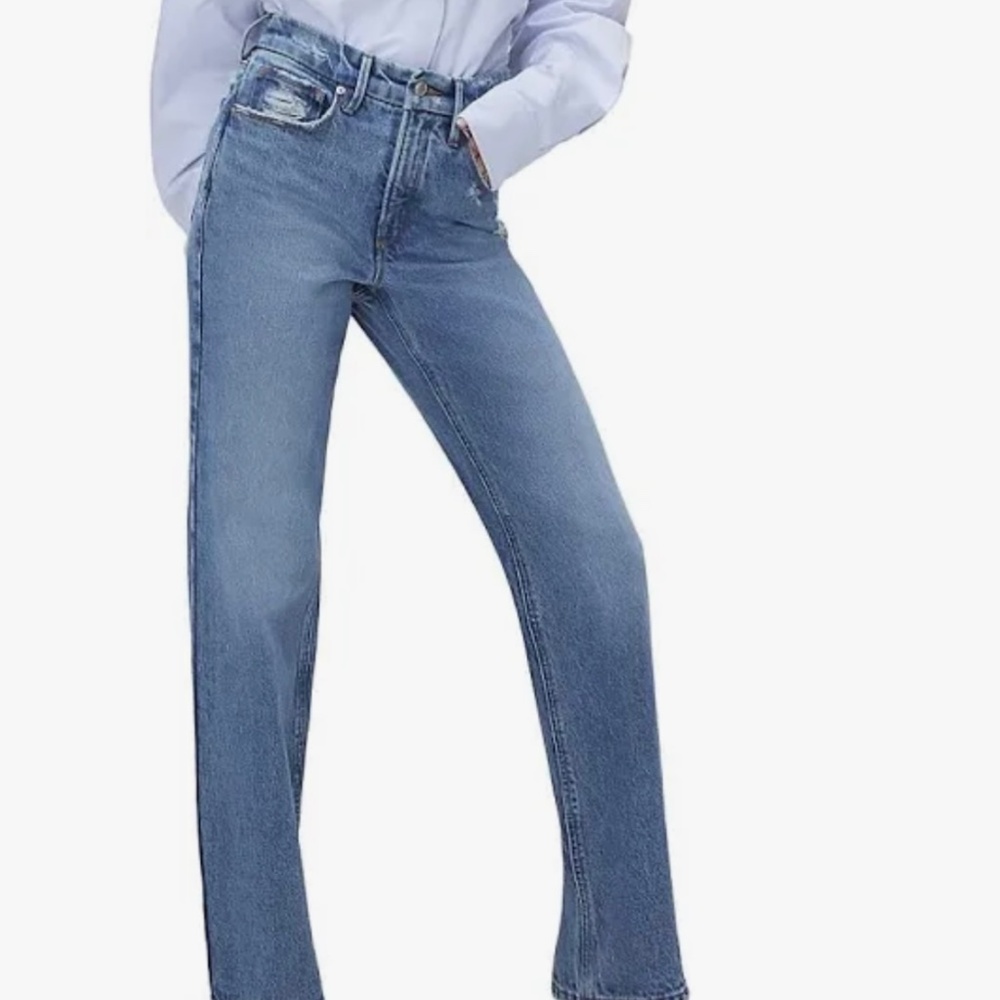 Good American Good 90s Yoke Jean